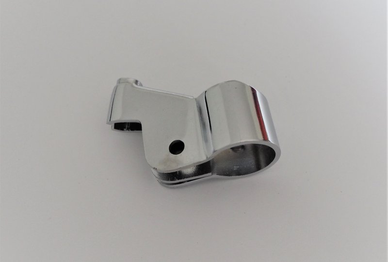 Uchwyt klamki kierownicy, lewy, gwint M6, chrom, Jawa-photo2