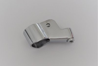 Uchwyt klamki kierownicy, lewy, gwint M6, chrom, Jawa