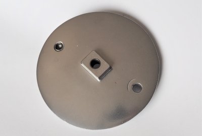Pokrywa hamulca 160mm, przód, polerowana chemicznie, Jawa Perak, Ogar