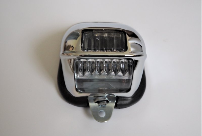 Lampa tylna, chromowana, Jawa 1954---photo2