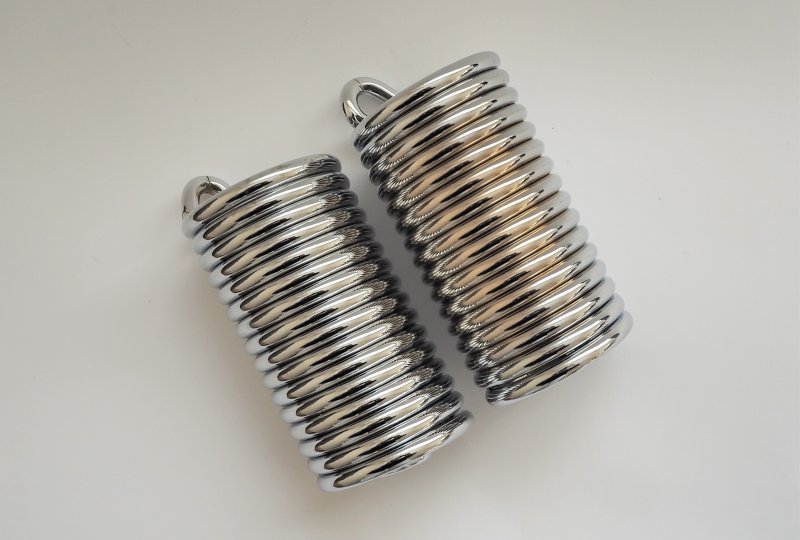 Sprężyny siedzenia, fi 7 mm, 2 szt, chrom, Jawa Villiers, Special, OHV, SV-photo3