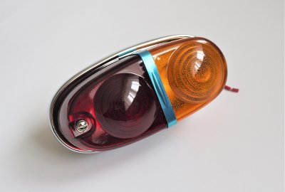 Lampa tylna boczna, czerwono-pomarańczowa, VELOREX 250/350