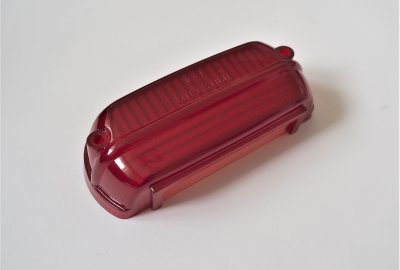 Klosz tylnej lampy, czerwony, PAV 40