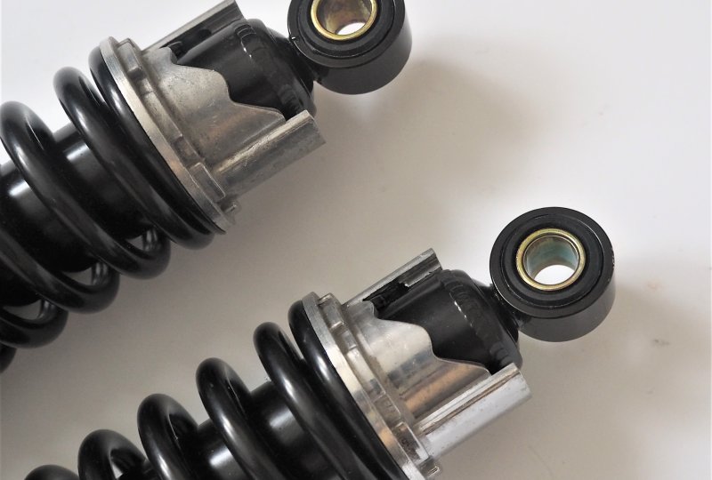 Tylny amortyzator, czarna sprężyna, 2 sztuki, Jawa 634-640-photo2