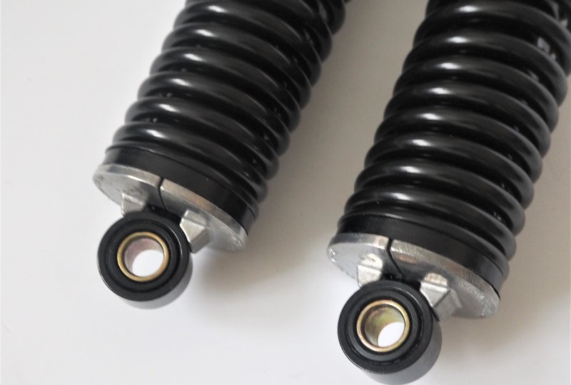 Tylny amortyzator, czarna sprężyna, 2 sztuki, Jawa 634-640-photo3