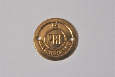 Znaczek klaksonu PAL, złoty, Jawa, CZ