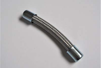 Przewód olejowy z zaciskami, krótki, 130 mm, Jawa 500 OHC