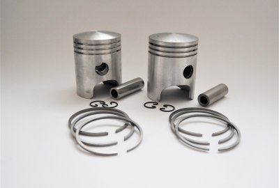 Tłoki 59,50 mm + pierścienie + sworznie 16 mm, Jawa 350 12 V