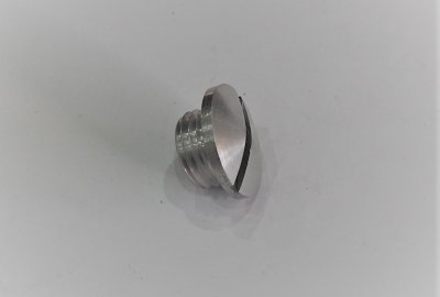 Śruba wlewu oleju, aluminium niepolerowane, Jawa, CZ