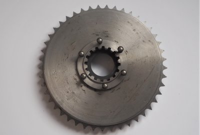 Bęben z zębatką koła, bez obróbki powierzchniowej, Jawa 500 OHC 00, 01