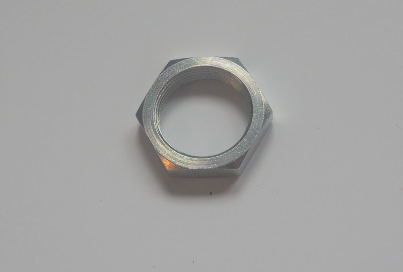 Nakrętka sworznia zębatki koła, ocynk, Jawa 500 OHC 00,01, CZ 125/150 C-photo2