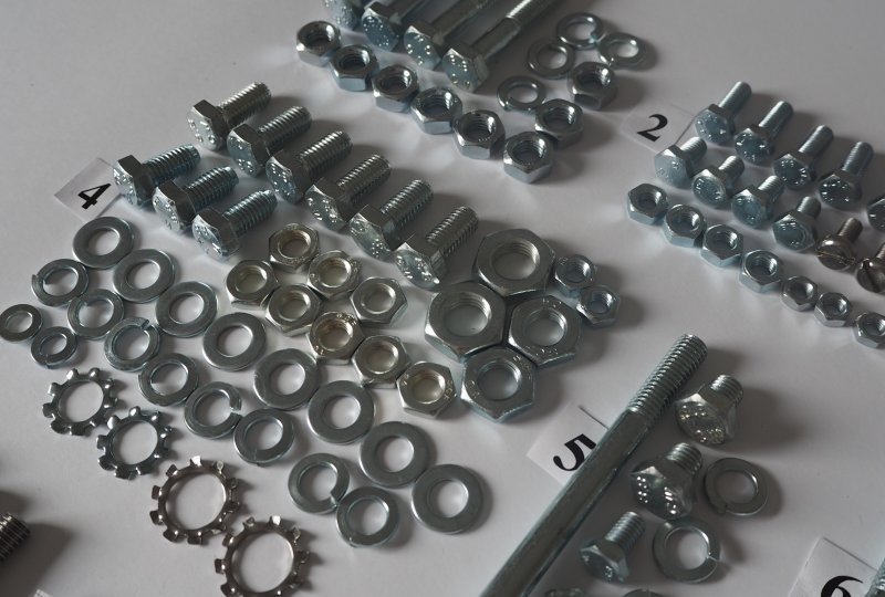 Komplet śrub, bez silnikowych, ocynk, Jawa 125/150/175-photo2