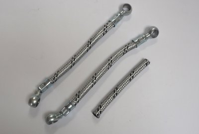 Przewody olejowe, końcówki ocynkowane, Jawa 500 OHC 00, 01