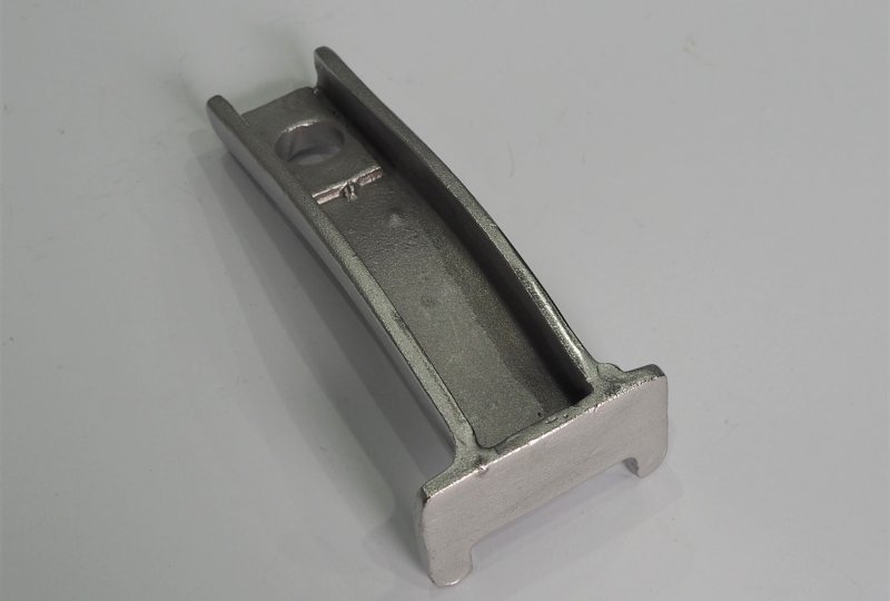 Uchwyt pokrywy hamulca, tył, nierdzewny, elektropolerowany, Jawa 250/350 Panelka-photo2