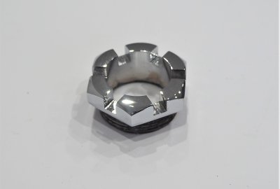 Nakrętka osłony wałka rozrządu, chrom, Jawa 500 OHC 01, 02