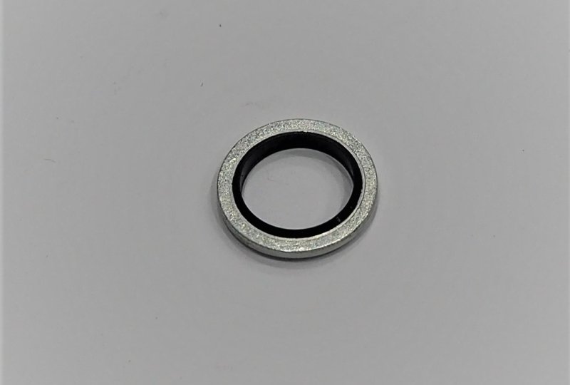 Pierścień uszczelniający, 16,7x24x1,5mm, gumowo-metalowy, Jawa 500 OHC-photo2
