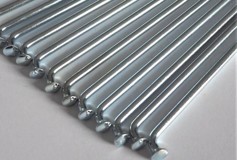 Szprychy i nyple, komplet 36 szt, M3,5, ocynk, 145mm Jawa 555/05/20/21/23-photo2