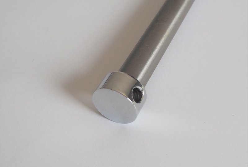 Ośka przedniego koła, 153 mm, chrom, Jawa 20-23-photo2