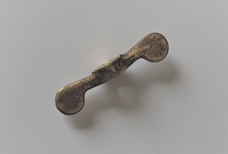 Motylkowa nakrętka przedniego zawieszenia, surowa, mosiądz, Jawa 175 Special, Villiers, 100 Robot-photo2
