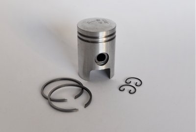 Tłok 38,50mm + pierścień + sworzeń 14,1mm, Jawa 50