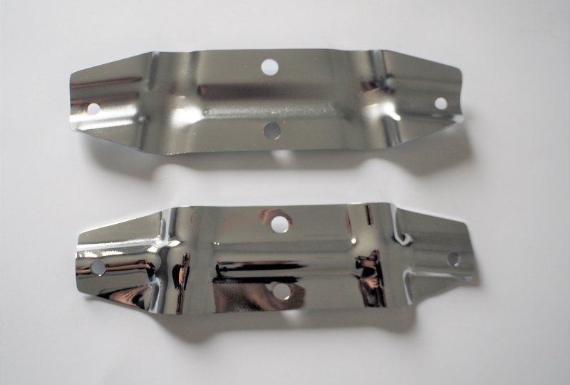 Uchwyty ramy ochronnej, 2 sztuki, chrom, Jawa 634-640-photo2