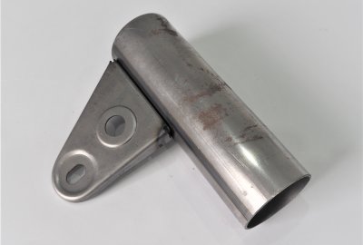 Uchwyt przedniej lampy, lewy, surowy, Jawa 634