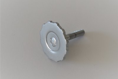 Śruba puszki bocznej, chrom, Jawa 634, 638, 639