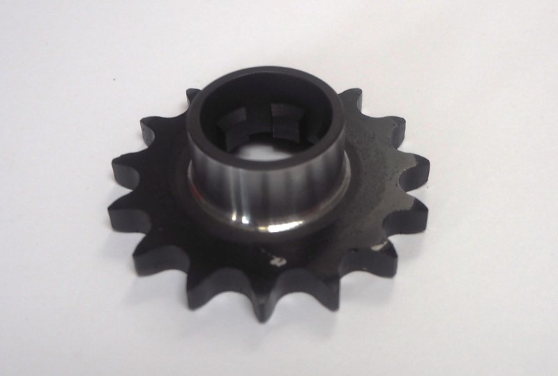 Przednia zębatka napędu, 15 zębów, hartowane, szlifowane, Jawa Perak, Ogar-photo2