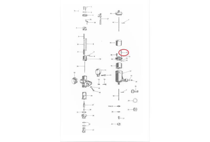 Kołek gaźnika, AMAL-photo3