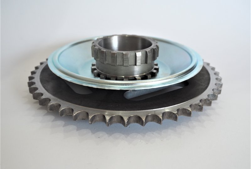 Zębatka łańcucha tylna kompletna 46 z., Jawa 250/350 Kyvacka, Panelka-photo5