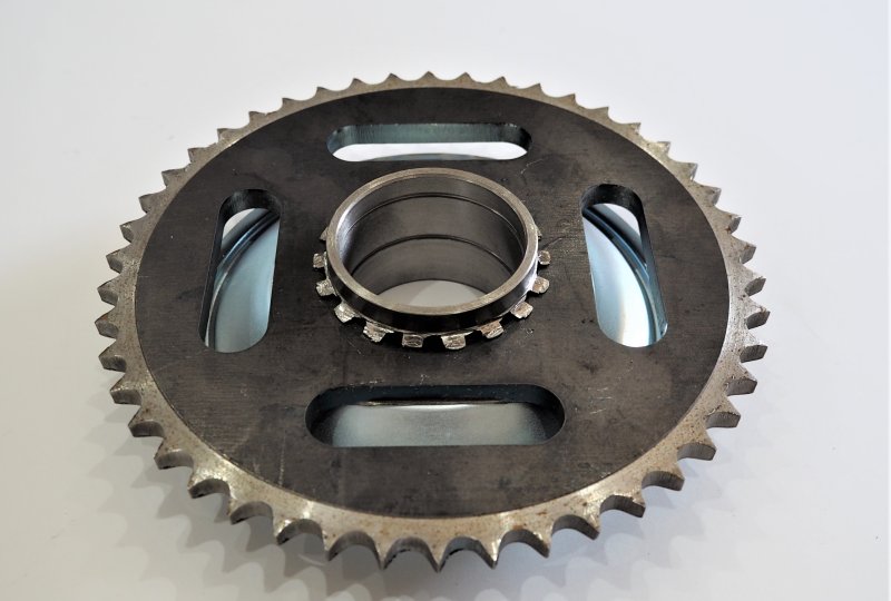 Zębatka łańcucha tylna kompletna 46 z., Jawa 250/350 Kyvacka, Panelka-photo2