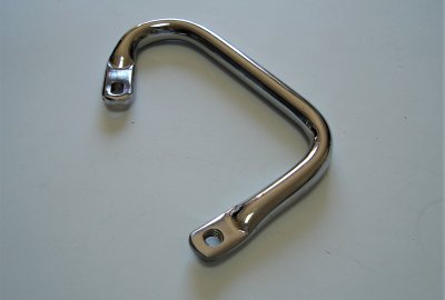 Uchwyt boczny siedzenia, chrom, Jawa 1954--