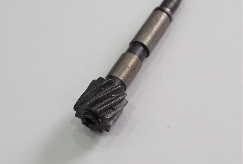 Napęd licznika, 11 zębów, długość 223mm, średnica 6mm, oryginał, Jawa 250 Kyvacka, Panelka-photo2