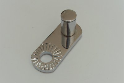 Uchwyt stopki hamulca, chrom, Jawa Perak, Ogar