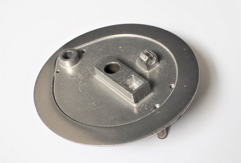 Pokrywa hamulca, oryginał, po elektochemicznym polerowaniu, Jawa Panelka-photo3