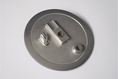 Pokrywa hamulca, oryginał, po elektochemicznym polerowaniu, Jawa, CZ 125-175