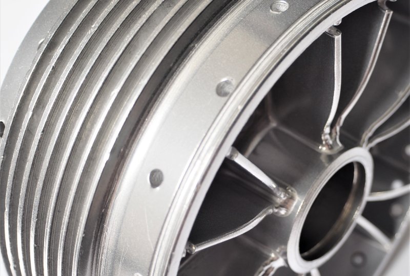 Bęben koła, oryginał, po elektrochemicznym polerowaniu, Jawa Panelka-photo5