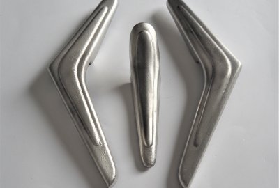 Uchwyty przedniej szyby, odlewane, aluminiowe, VELOREX 560/561