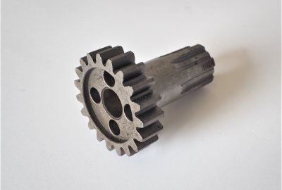 Zębatka skrzyni biegów z trzpieniem, 19 zębów, Jawa 634-640, CZ 471-472