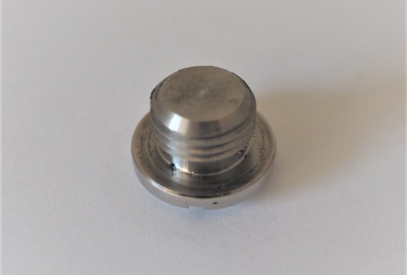Śruba wlewu oleju, nierdzewna, polerowana, Jawa, CZ-photo3
