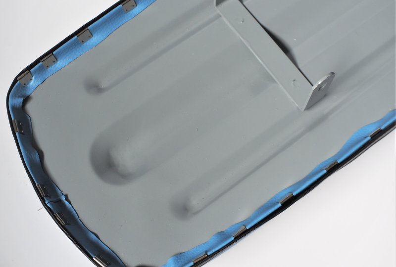 Siedzenie, półskóra, czarno-niebieskie, Jawa 50 typ 23 MUSTANG-photo6