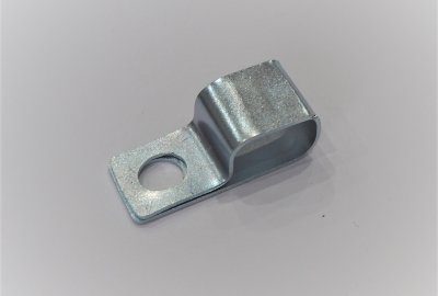 Objemka linki tylnego hamulca pod silnikiem, ocynk, Jawa 20-23