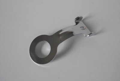 Uchwyt tłumika skrętu główki ramy, chrom, Jawa 250/350 Perak, Ogar