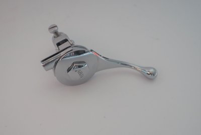 Dźwignia ssania AMAL , prawa strona, na kierownicę 25 mm, chrom