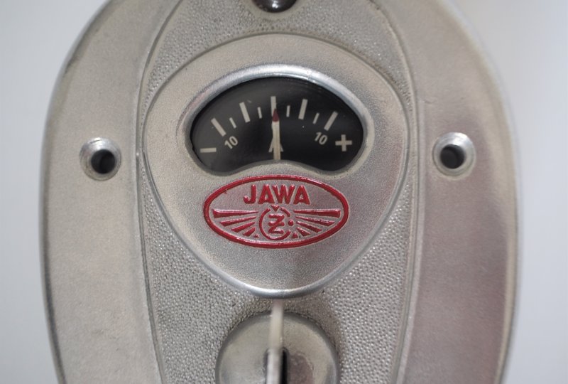 Stacyjka z amperomierzem 10A (-), oryginalna, po renowacji, Jawa, CZ-photo2
