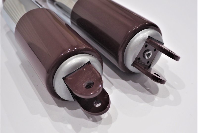 Tylne amortyzatory, czerwone, uniwersalne, Jawa, CZ 1956---photo2