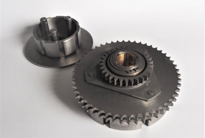 Kosz sprzegłowy z wkładem, kompletny, Jawa 500 OHC