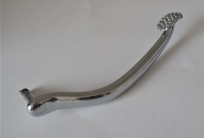 Pedał hamulca, oryginał, po renowacji, chrom, Jawa, CZ 125-250