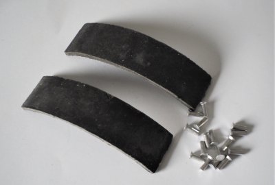 Okładziny szczęk hamulcowych, 138,5x4x35mm, Jawa, CZ