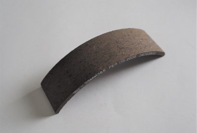 Okładzina szczęki hamulcowej, 138,5x4x35mm, Jawa, CZ
